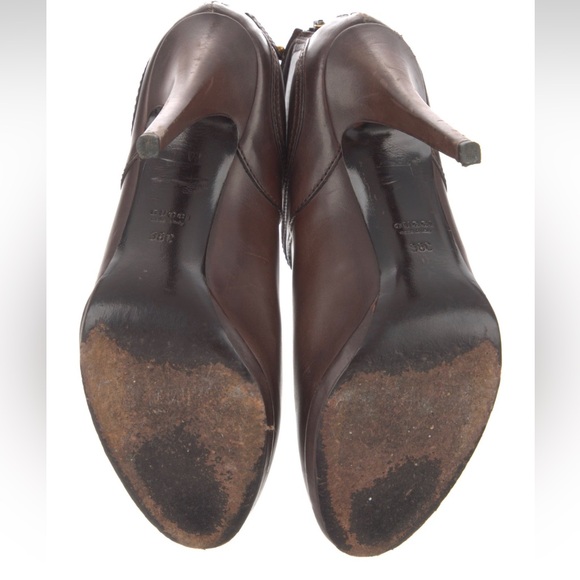 Gucci Brown Leather Hysteria Boots size 38 - Picture 5 of 6